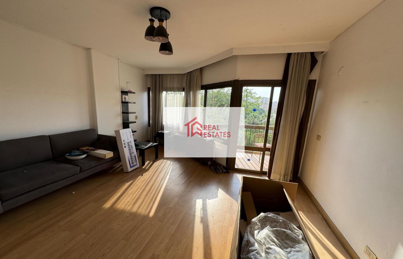 Available in Sarayat El Maadi, an office apartment near the Maadi metro station.