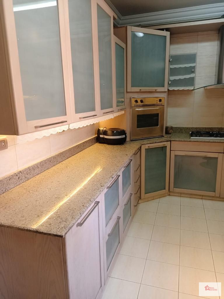 Fully Furnished Apartment rent Maadi Nerco Degal 3 Bedrooms 2 bathroom Modern Cairo egypt