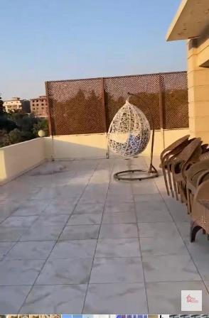 Sunny rooftop rent maadi Sarayate Cairo Egypt modern furnished