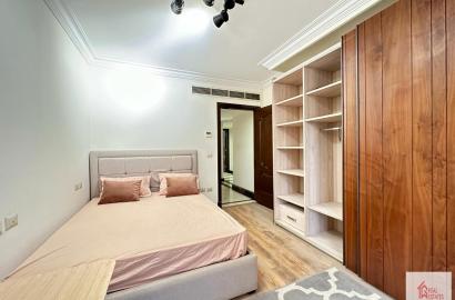 Modern furnished apartment rent maadi Sarayate Cairo Egypt 3 bedrooms 3 bathroom furnished floor2