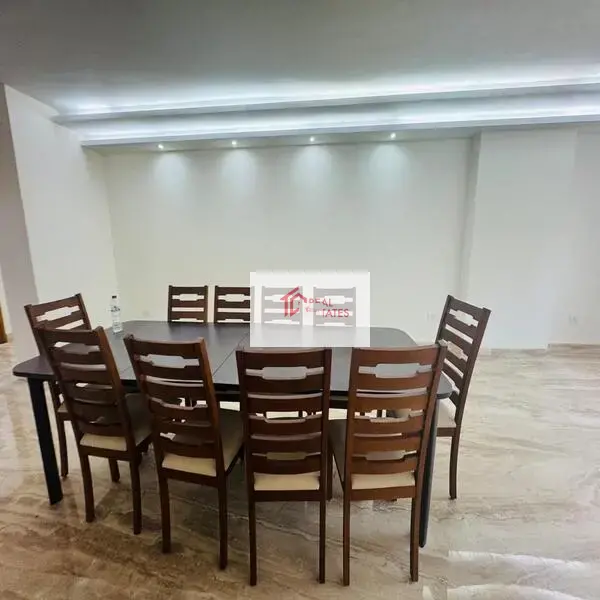 flat in a Prime diplomatic location three master bedroom and maid room 5 bathroom in a new building with new equipment fully furnished