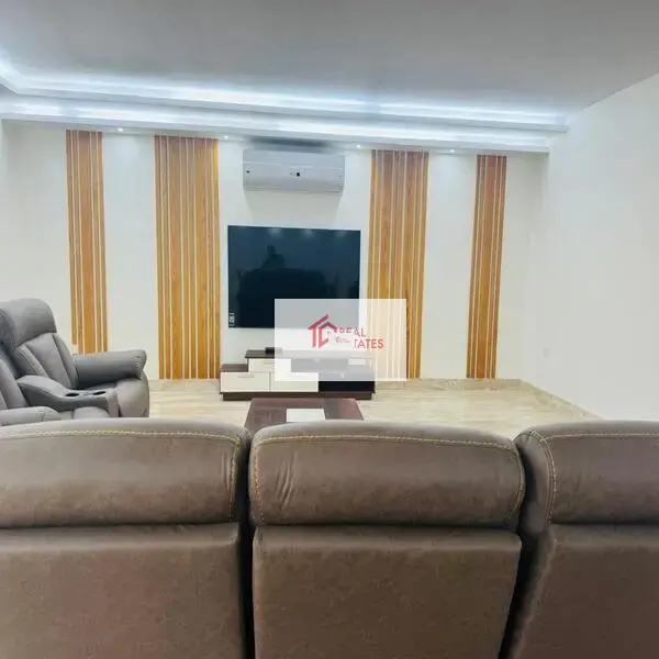 flat in a Prime diplomatic location three master bedroom and maid room 5 bathroom in a new building with new equipment fully furnished