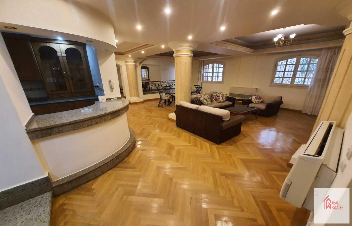 Ground floor with private pool for rent in Sarayat El Maadi - Cairo - Egypt