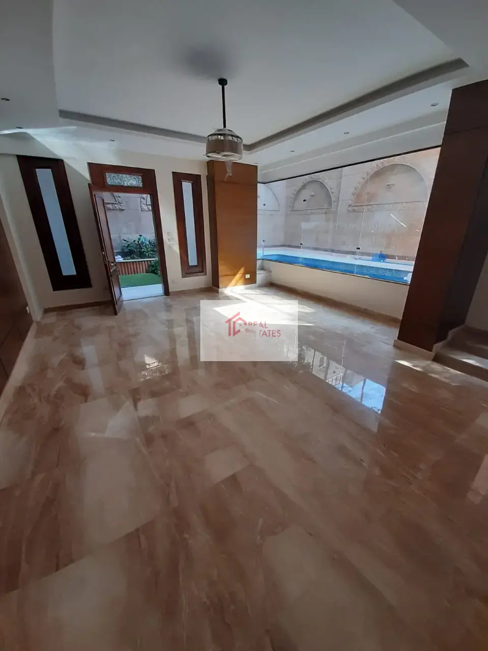 Ground floor Apartment 2 bedrooms furnished Private Swimming Pool hay El Maadi arayate Suburb Cairo Egypt