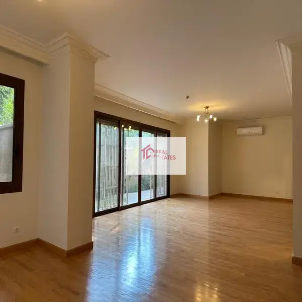 Modern apartment rent Hay El maadi sarayat suburban entire spracouces sunny ground floor private swimming pool parking out door terrace patio 3 bedrooms 3 bathrooms