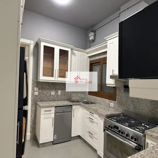 Modern apartment rent Hay El maadi sarayat suburban entire spracouces sunny ground floor private swimming pool parking out door terrace patio 3 bedrooms 3 bathrooms