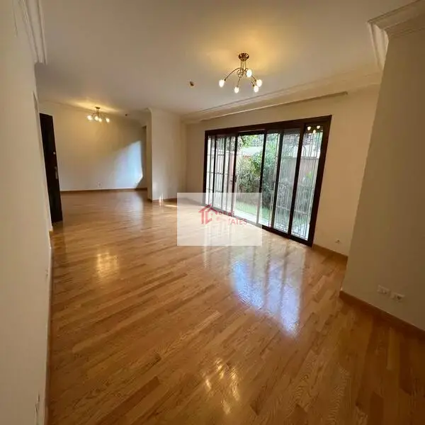 Stunning modern duplex apartment for rent in Sarayat El Maadi, Cairo, Egypt. Semi-furnished, with a private pool and garden.