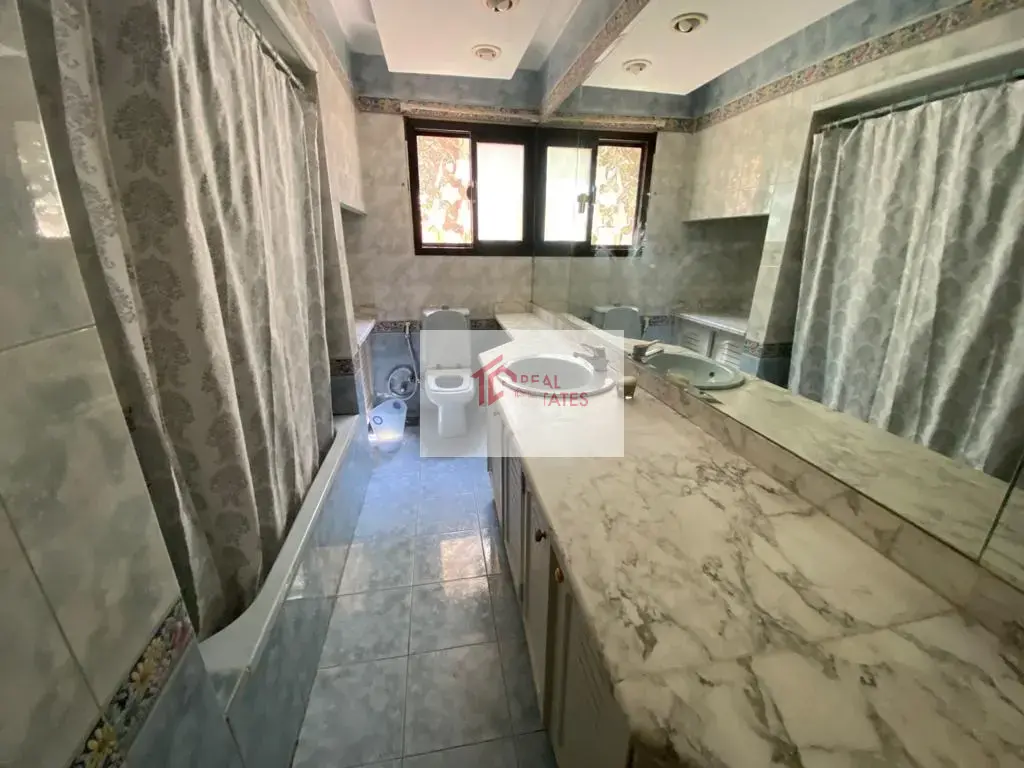 Ground floor with garden for rent in Maadi Cairo Egypt