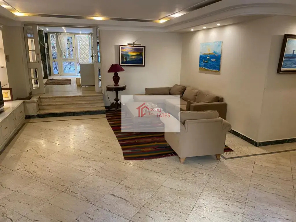 Ground floor with garden for rent in Maadi Cairo Egypt
