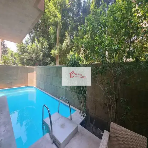 Ground floor apartment two story duplex 4bedrooms 4 bathrooms private pool and entrance semi furnished