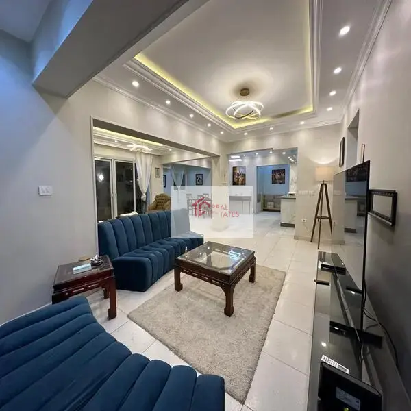 Stunning furnished modern Ground floor apartment 3 bedrooms 3 bathrooms two master bedroom 3 bedrooms rent maadi Sarayat private garden outdoor terrace Cairo Egypt