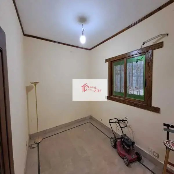 FOR RENT: Villa with private garden consisting of ground floor and first floor in a very lovely and quiet location in Maadi,