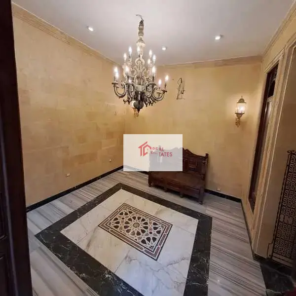 FOR RENT: Villa with private garden consisting of ground floor and first floor in a very lovely and quiet location in Maadi,