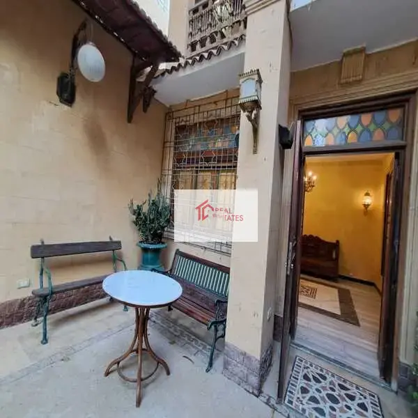 FOR RENT: Villa with private garden consisting of ground floor and first floor in a very lovely and quiet location in Maadi,