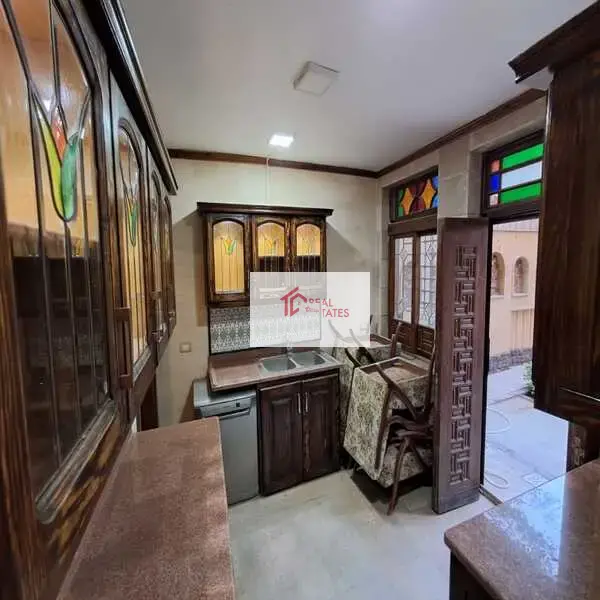 FOR RENT: Villa with private garden consisting of ground floor and first floor in a very lovely and quiet location in Maadi,