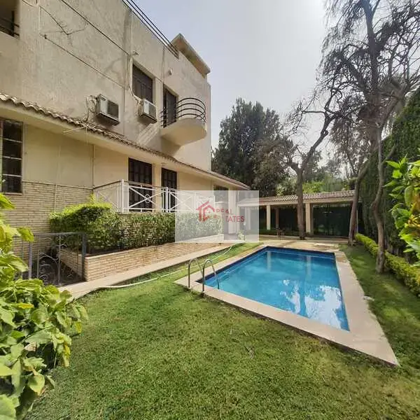 Amazing Standalone Villa with Pool Rent in Maadi Sarayat