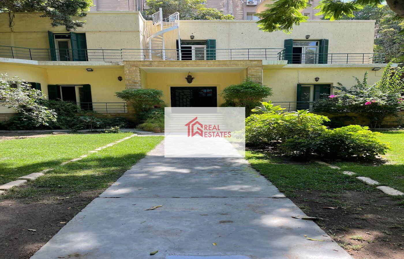 Spacious Villa With Private Swimming Pool For Rent In Sarayat El Maadi