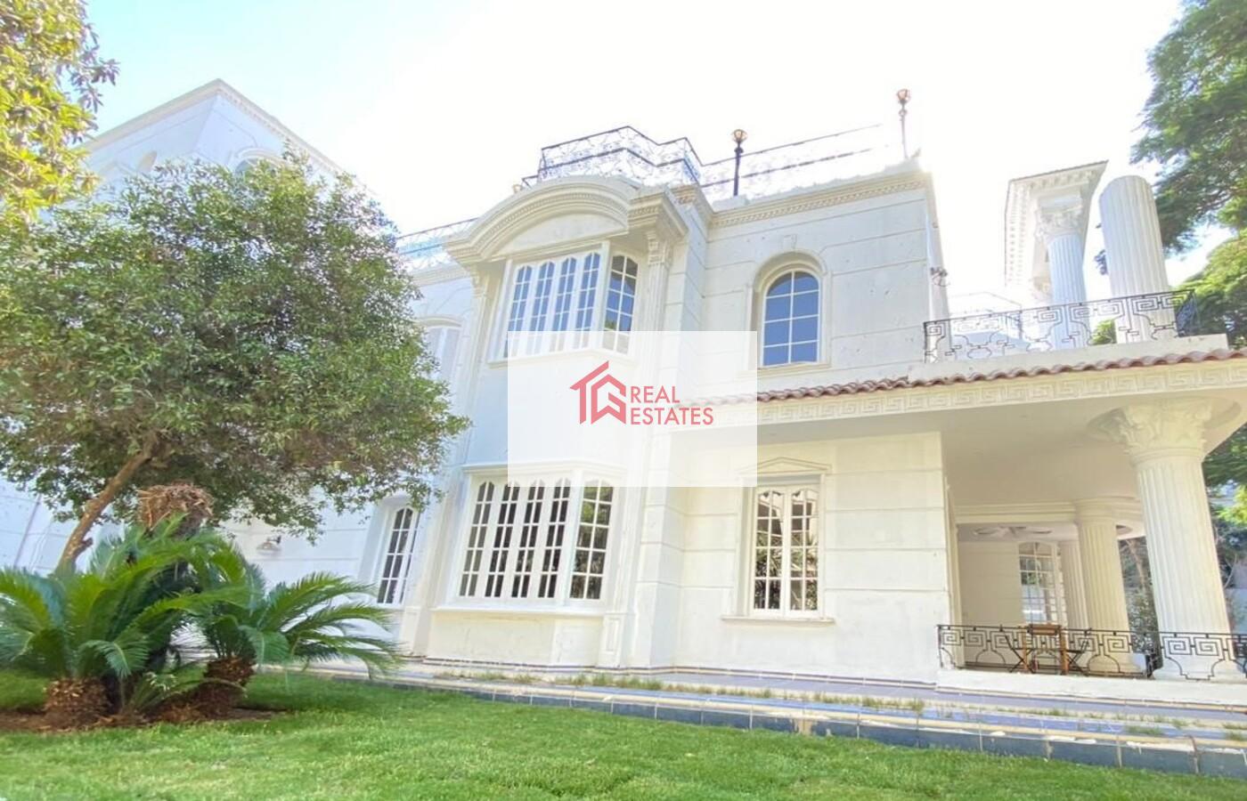 Luxury villa for rent in a prime location in maadi