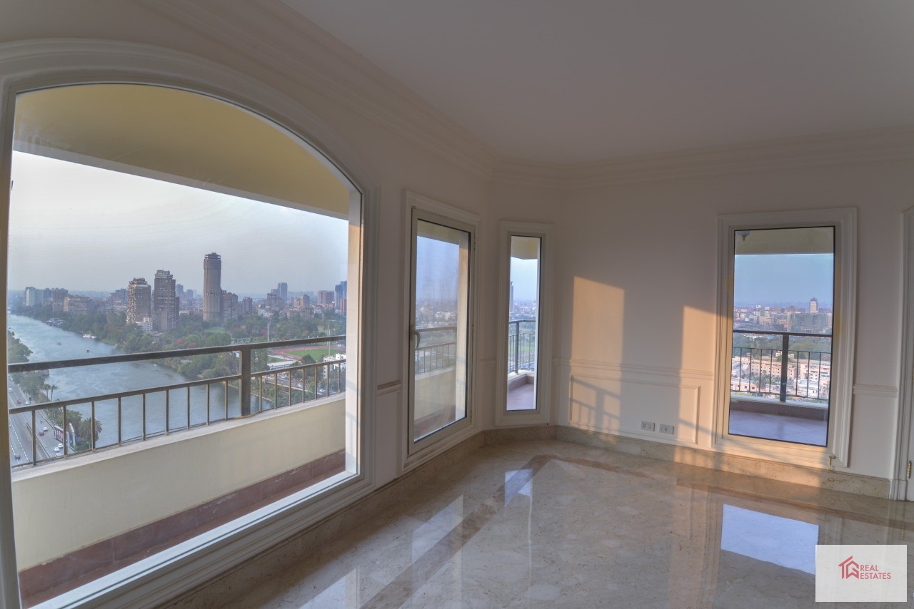 Apartment rent Agouza Distract overlooking Nile Panramic ViewMietwohnung im Bezirk Agouza mit Panoramablick auf den Nil