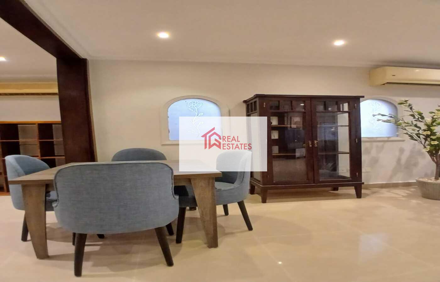 Penthouse Roof one floor Ultra modern for rent fully Furnished maadi degla egypt