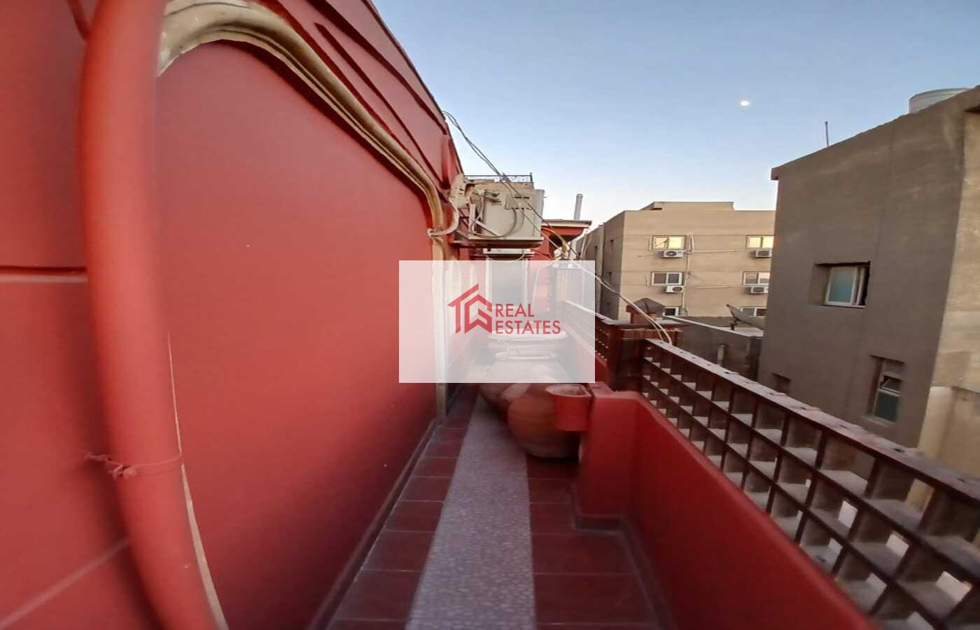 Penthouse Roof one floor Ultra modern for rent fully Furnished maadi degla egypt