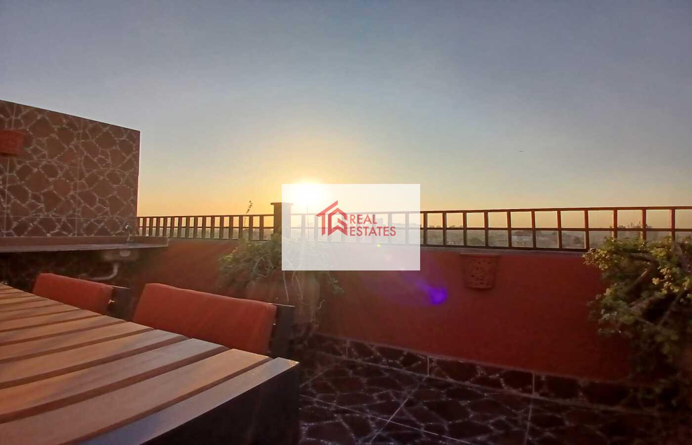 Penthouse uLtra modern for rent fully Furnished maadi degla egypt