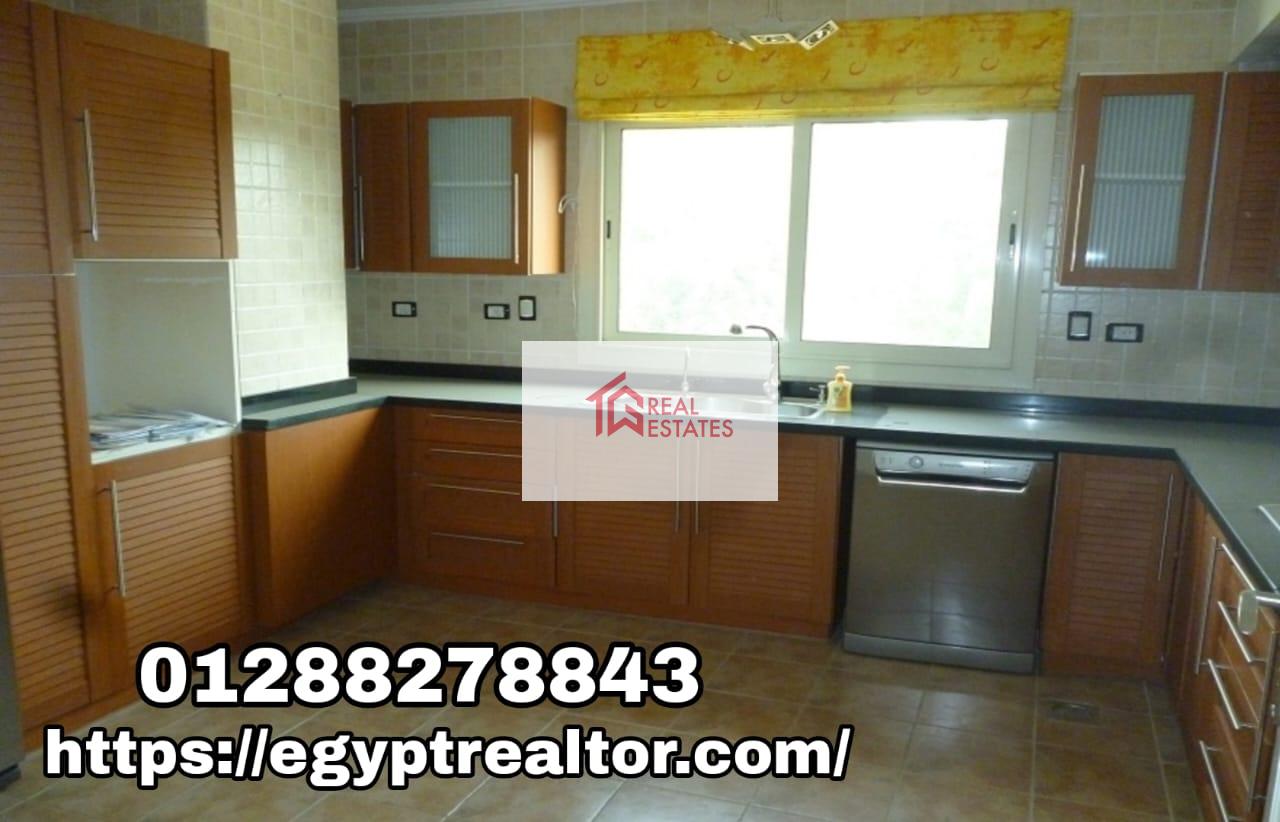 Furnished duplex with private pool for rent in Sarayat El Maadi