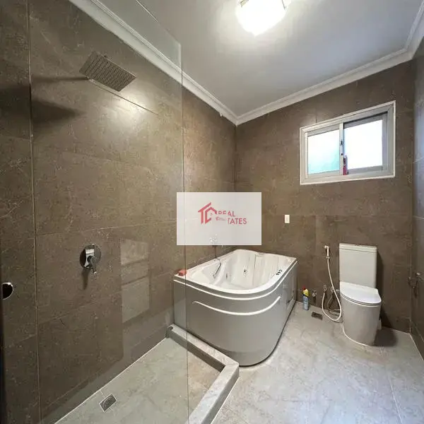 Stunning furnished penthouse 3 bedrooms rent maadi Sarayat private jacuzzi terrace