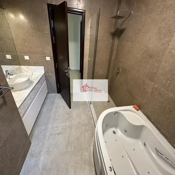 Stunning furnished penthouse 3 bedrooms rent maadi Sarayat private jacuzzi terrace