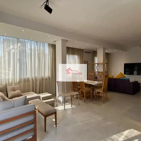 Stunning furnished penthouse 3 bedrooms rent maadi Sarayat private jacuzzi terrace