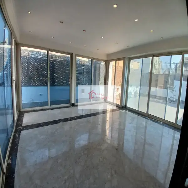 Penthouse rent two story degla maadi over green 5 bedrooms private swimming Pool