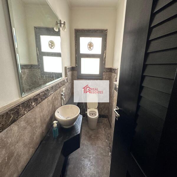 Penthouse rent two story degla maadi over green 5 bedrooms private swimming Pool