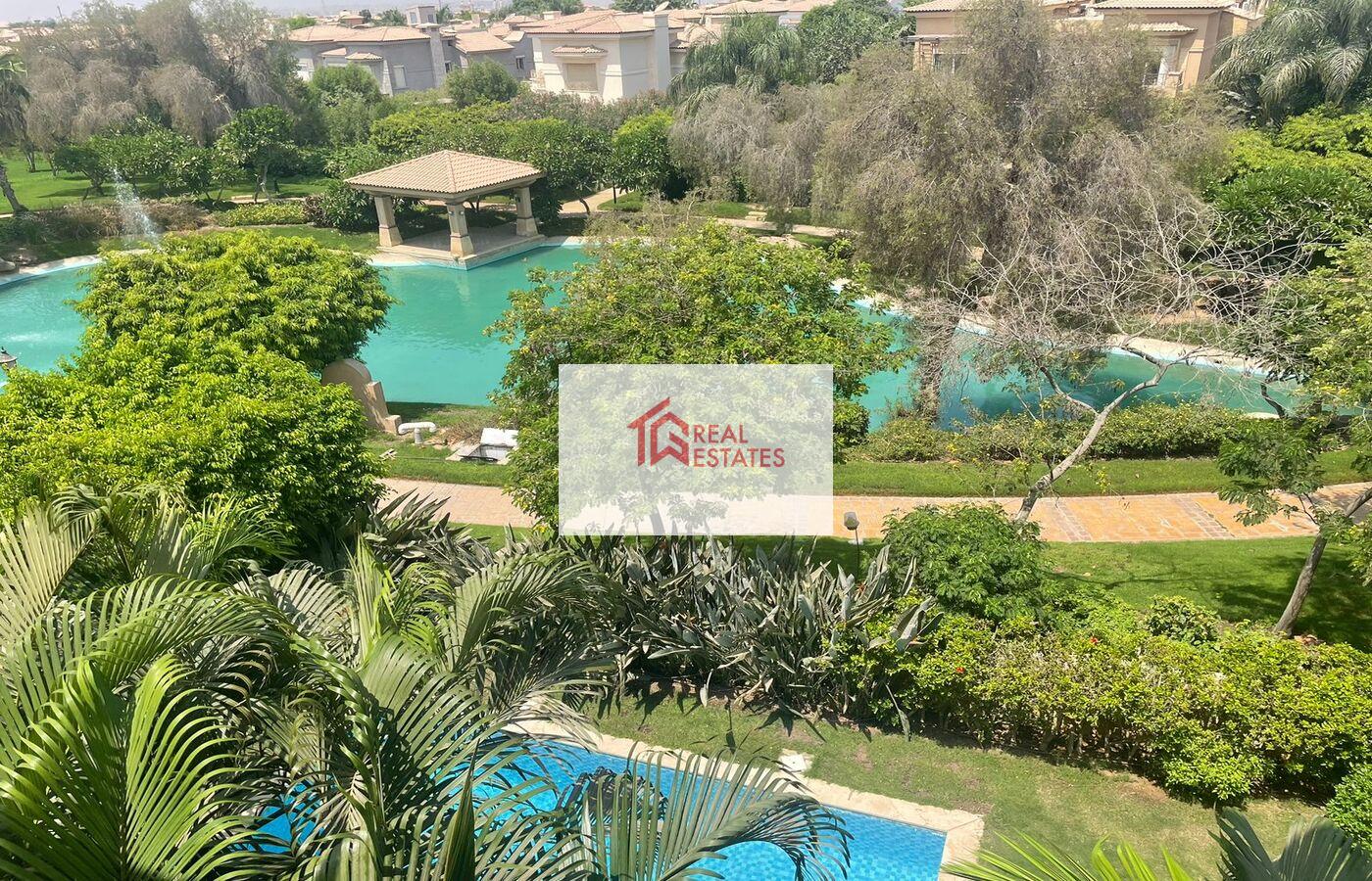 Villa with swimming pool for rent in the Lake View compound, Fifth Settlement