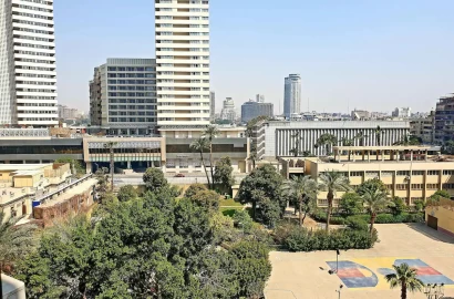 가구가 구비된 아파트 임대 최적의 위치 Zamalek Cairo Egypt 11층 리셉션 3개 침실 2개 욕실 3개