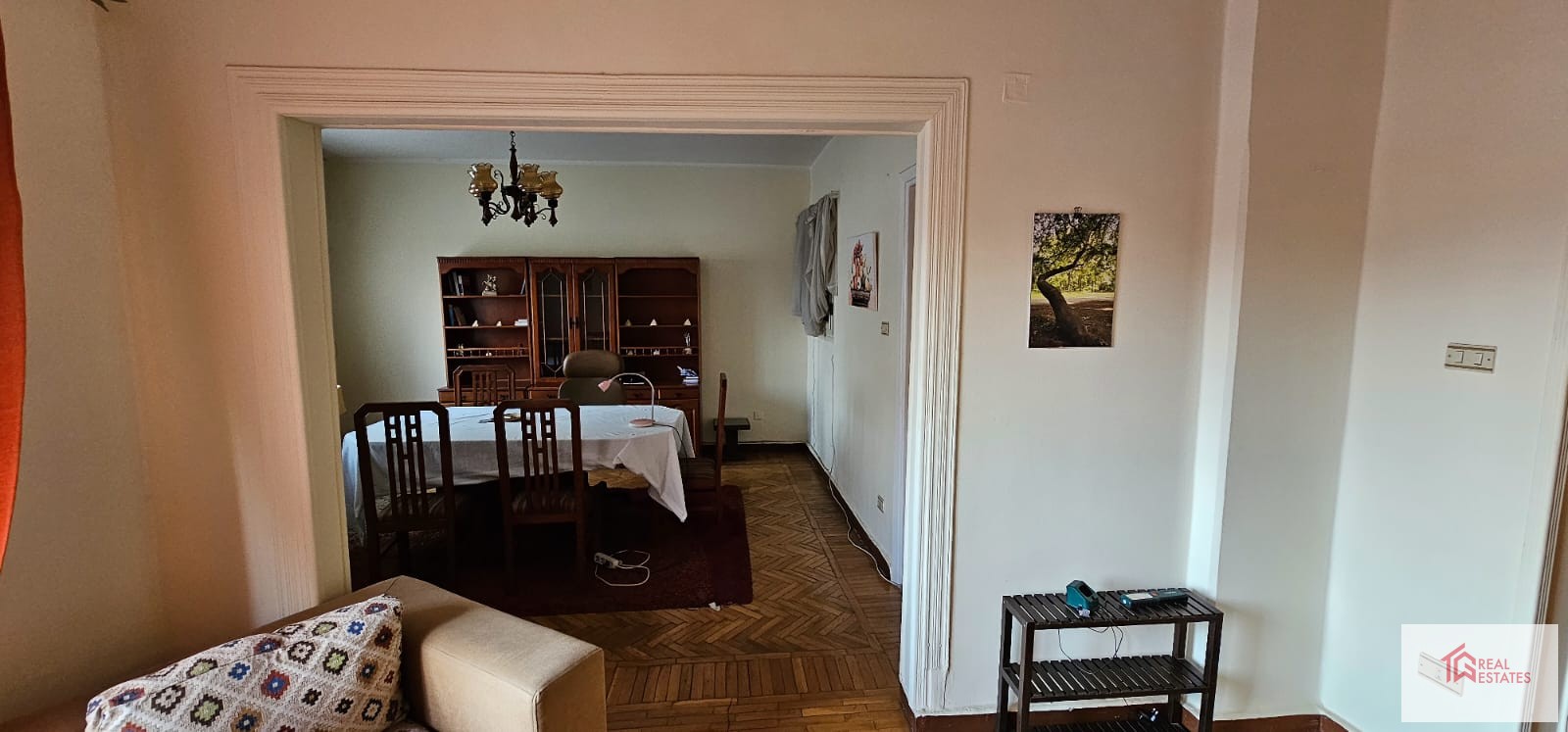 Furnished flat for rent in el malek el Afdal Zamalek Cairo Egypt 2 bedrooms ,1 bathroom 1 toilet and one balcony Nile view . Rent