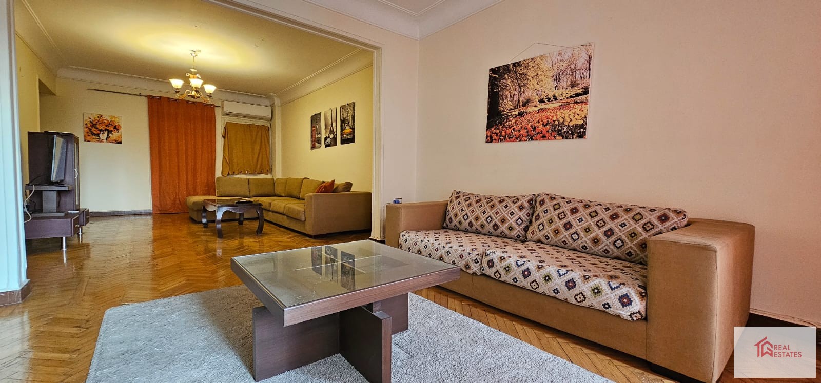 埃及开罗 elmalek el Afdal Zamalek 出租带家具的公寓，设有 2 间卧室、1 间浴室、1 个卫生间和 1 个阳台，可欣赏尼罗河景观。 租